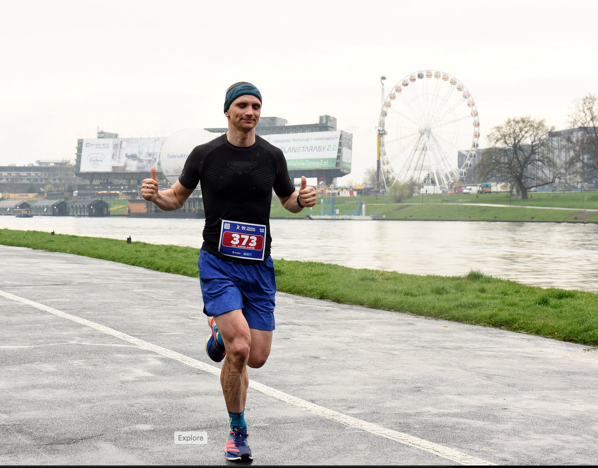 Running by the river